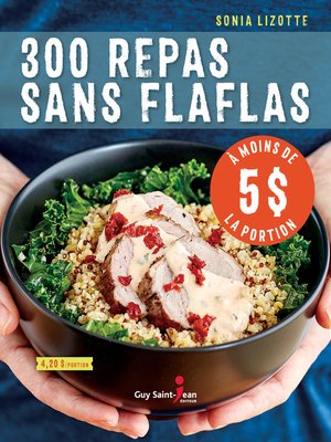 cover image of 300 repas sans flaflas à moins de 5 $ la portion